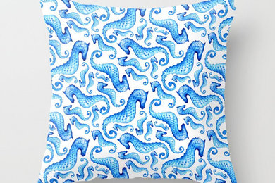 Blue Seahorse