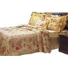 Greenland Home Antique Rose Quilt And Sham Set, 3-Piece  King