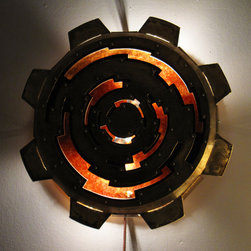 Brass Gear Sconce - Products