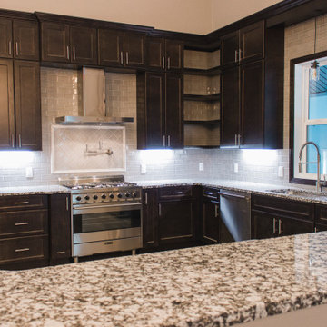 New Build Kitchen Toffee Cabinets