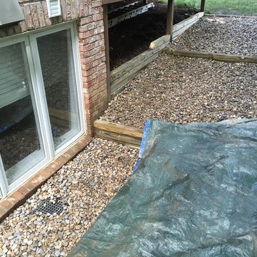 window well drain project