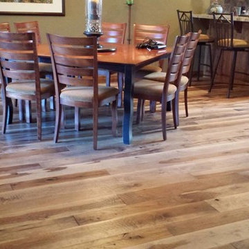 Barnwood Hickory Hand Scraped Custom Oil Finish