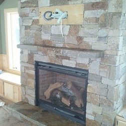 Natural Thin Stone Veneer Fireplace - Products