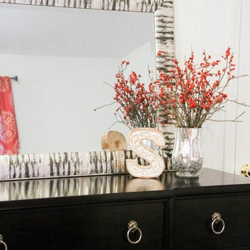 Romantic Red Master Bedroom