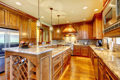 Kitchen - mediterranean kitchen idea in DC Metro
