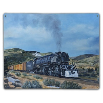 Heavy Steam on the MoDoc, Classic Metal Sign