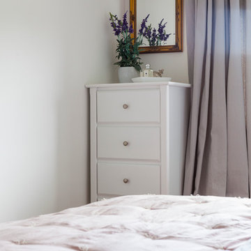 Grey and Pink Bedroom Makeover