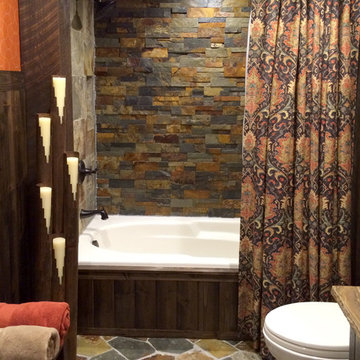Rustic Ranch Guest Bathroom