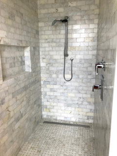 Our Duluth Grout Cleaning Pros Performed an Awe-Inspiring Restoration on  This Run-Down Shower