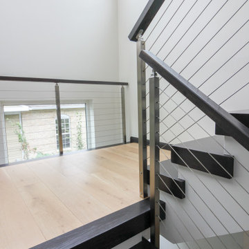 Project #70 | Open-Riser Staircase with Cable Railing