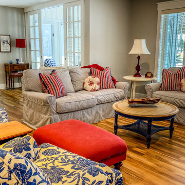 Reds & Blues Living Room Furnishings