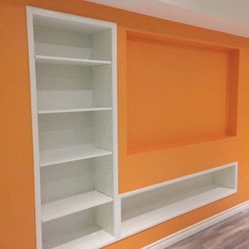 Finished Basement With Custom Bathroom - Design & Renovation, Montreal, QC