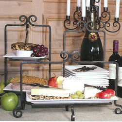 Forged Plate Stands - Serving Dishes And Platters