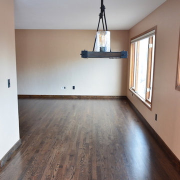 STAINED RED OAK HARDWOOD IN PRIVATE RESIDENCE - 2019