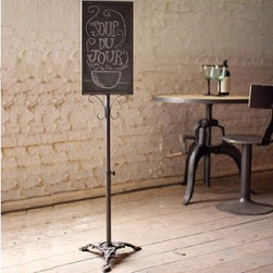 TELESCOPING SLATE MENU BOARD ON STAND - Products