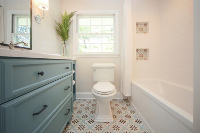 Inspiration for a transitional bathroom remodel in Baltimore