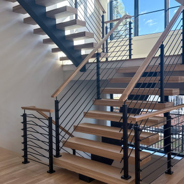Project #147 | Modern Staircase with Seattle Style Stringer