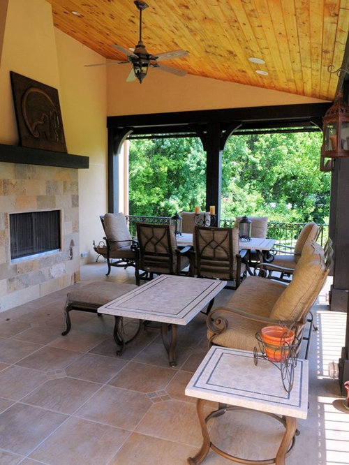 Mediterranean Indoor Porch