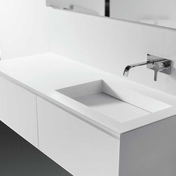 MY SLOT Integrated Sinks by Antonio Lupi - Bathroom Fixtures