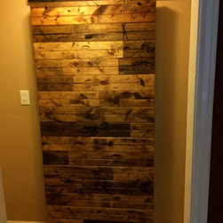 Custom Fabricated Authentic "Barnwood Siding" Doors - Interior Doors