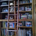 Rolling library ladder Rolling library ladder