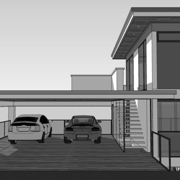New energy efficient contemporary home - Tiburon California