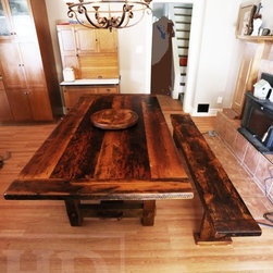Reclaimed Wood Frame Tables - Dining Tables