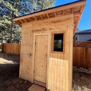 Backyard Sauna - South Lake Tahoe California