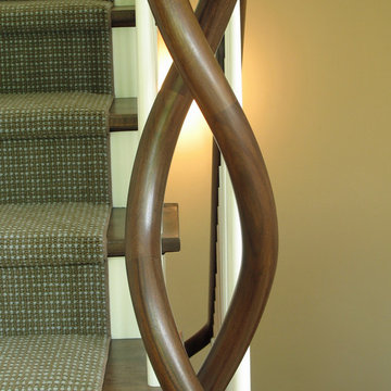 Walnut Helix Rail