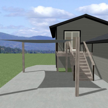 James Hardie New Deck Cable Railing + Shade Sail Posts