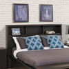 District Headboard - Washed Black, Queen