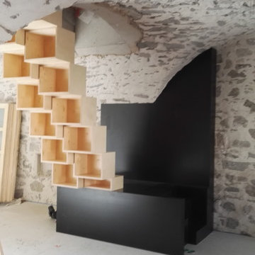 Escalier à pas japonais / KOYA Architecture