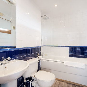 Blue Tiles UpperKey London Bathrooms