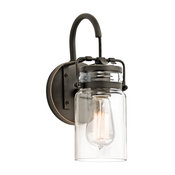 Wall Sconce 1-Light, Olde Bronze