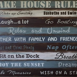 LAKE HOUSE RULES - Paintings