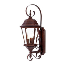 Burled Walnut Outdoor Lamps Savanna Style