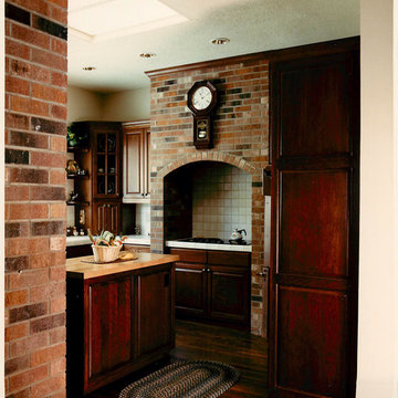 Traditional Southern Manor Style Home - Kitchen, Bar & Study