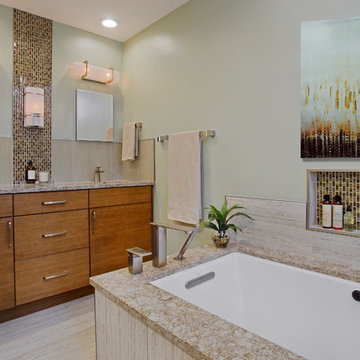 Soothing master bathroom