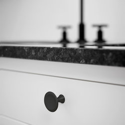 Furnipart Bell knob in Matte Black finish - Cabinet and Drawer Handle Pulls