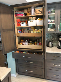 Pantry cabinet with drawers on bottom and shelves on top - Q&A - HomeTalk  Forum