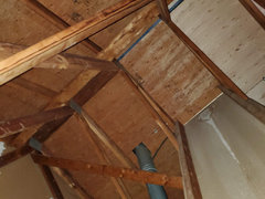 Did my roof repair cause this internal damage?