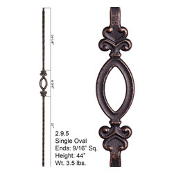 Mediterranean Wrought Iron Balusters - Products