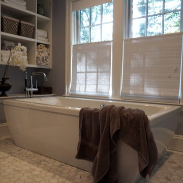 Gray & Lavender Master Suite