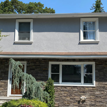 Malverne Siding - Sterling Tight Cut Stone | Alpha Windows & Siding