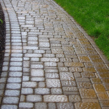 Rear Paver Patio, Wall & Landscaping - Flanders