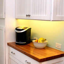 Cherry Butcher Block Countertop - Kitchen Countertops