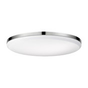Ellington 28-Watt Chrome Integrated LED Flush Mount Ceiling Light