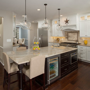 Focal Point of Family Gatherings, a Great Kitchen Remodel in Potomac Falls