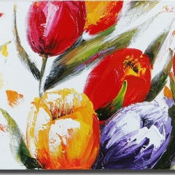 www.essentialsinside.com: tulip explosion, wall art - Artwork