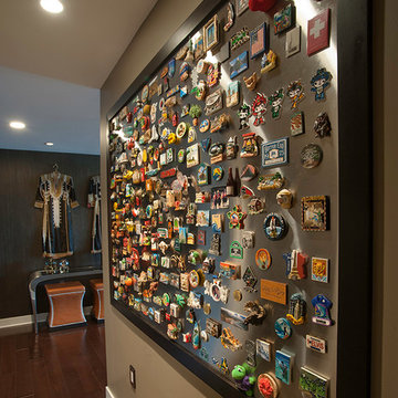 Cincinnati Condo Renovation - Foyer Wall Detail